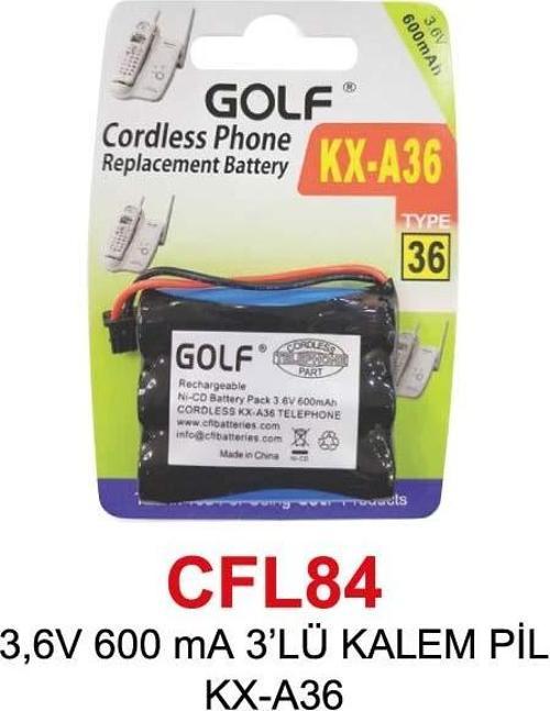 3,6V 600 mA 3’LÜ KALEM PİL KX-A36
