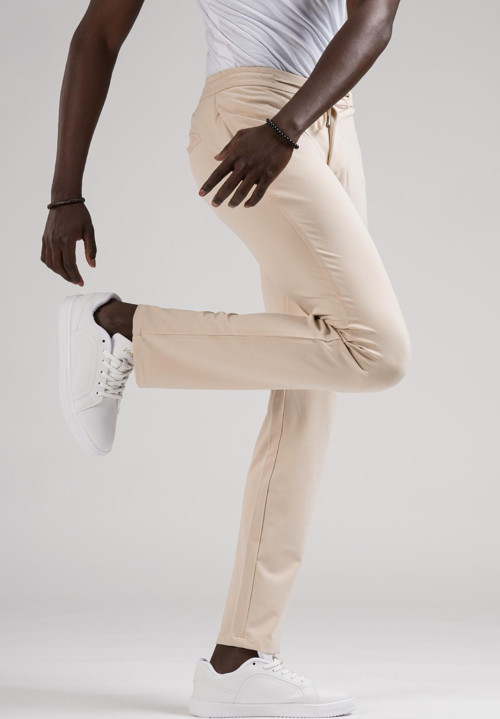 Slimfit Beli Lastikli Ve İplikli Full Likralı Yazlık Jogger Pantolon