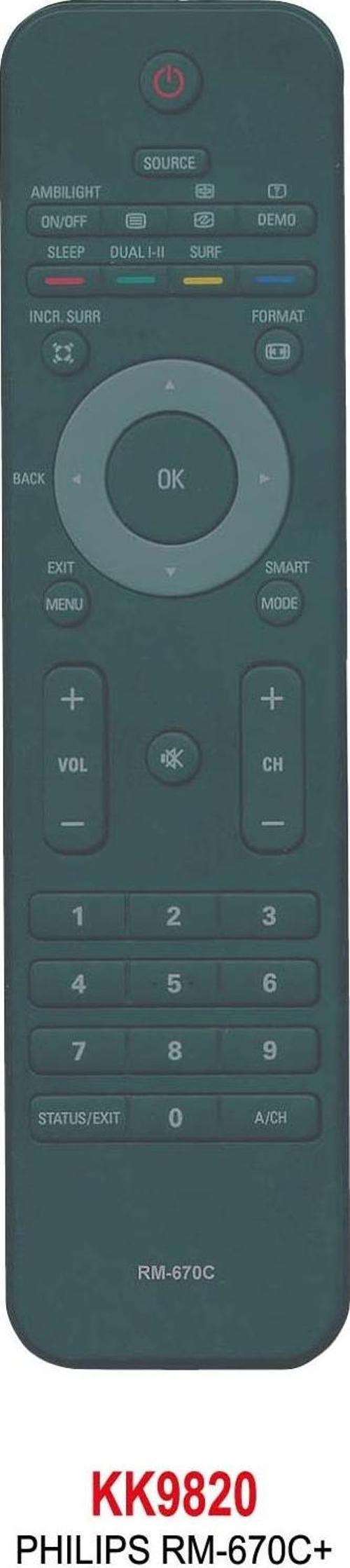 PHILIPS RM-670C+ LCD KUMANDA