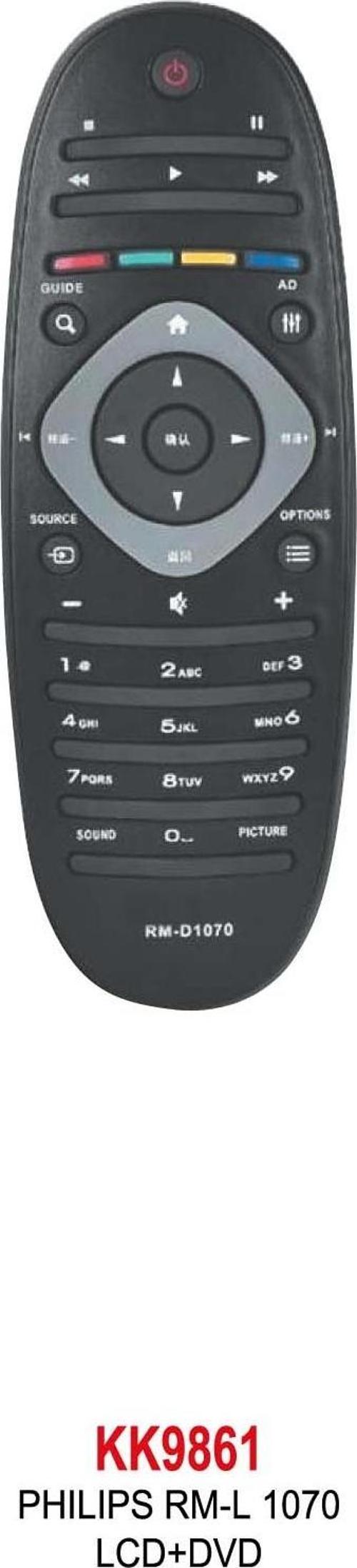 PHILIPS RM-L 1070 LCD+DVD KUMANDA