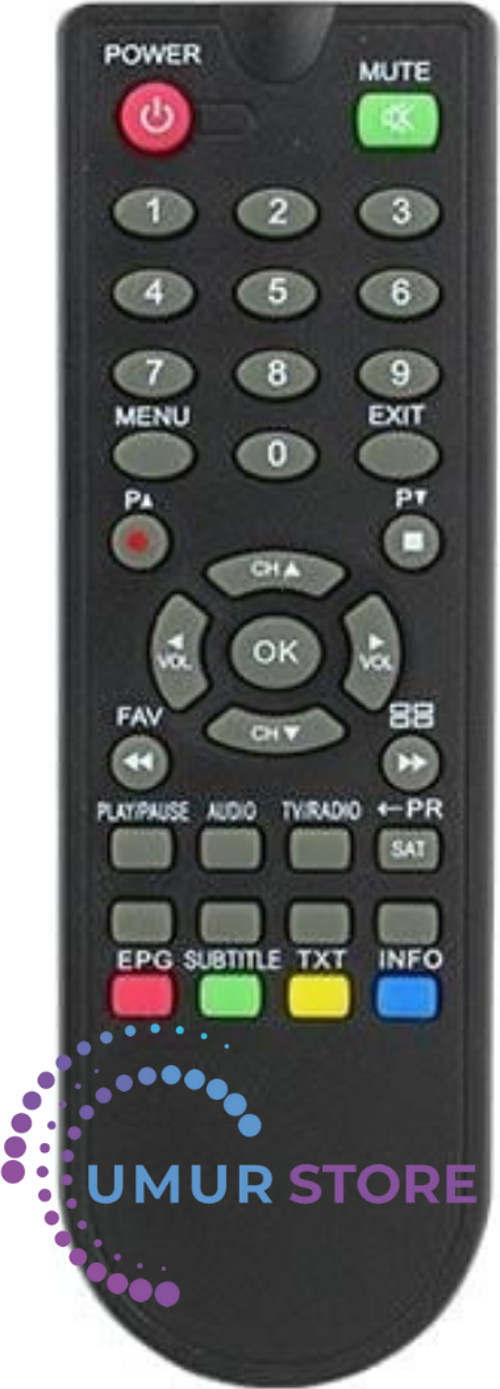 HR-7200 PVR Uydu Alıcı Kumandası