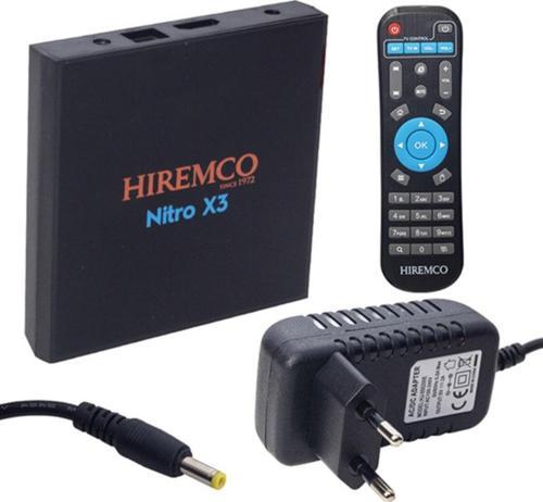Hıremco Nıtro X3 Androıd 9.0 Box 4gb Ddr3 Ram 32gb Hafıza Dahili Wifi Netflıx Uydu Alıcısı