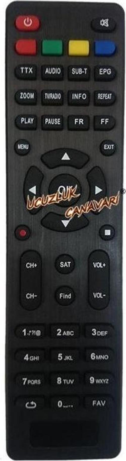 RVL-9500 Uydu Alıcı Kumandası