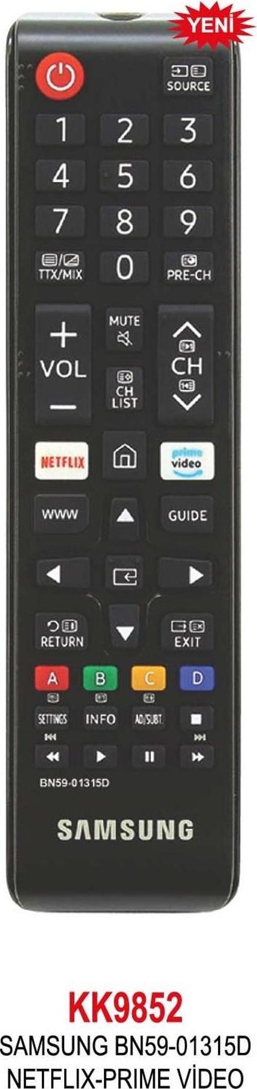 BN59-01315D NETFLIX-PRIME VİDEO Lcd KUMANDA