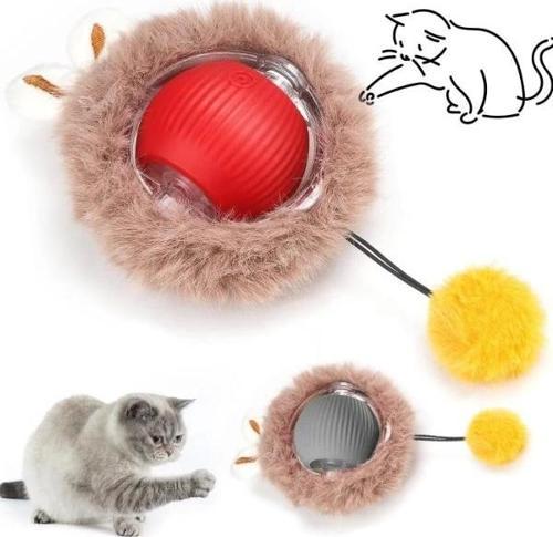 Tüylü Şarjlı Kedi Oyuncağı