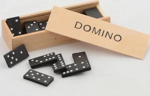 Ahşap Kutulu Domino Oyunu Model 2