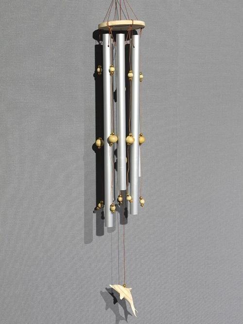Boncuklu Metal Rüzgar Çanı Model 1