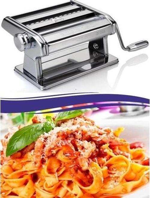 Çelik Erişte ve Makarna Yapma Makinesi 180 MM