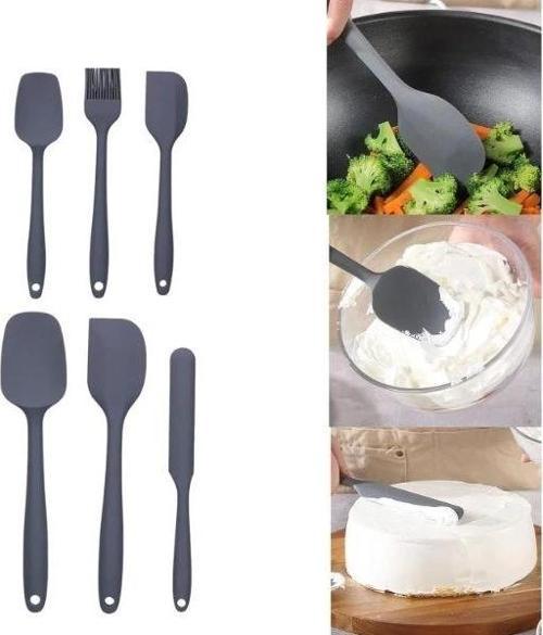 Silikon Spatula ve Fırça Seti