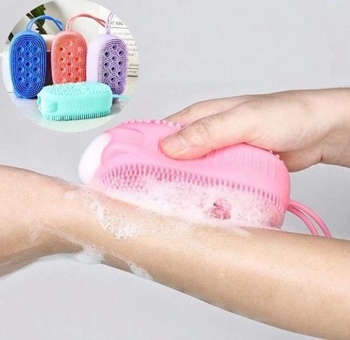 Süngerli Silikon Banyo Kesesi