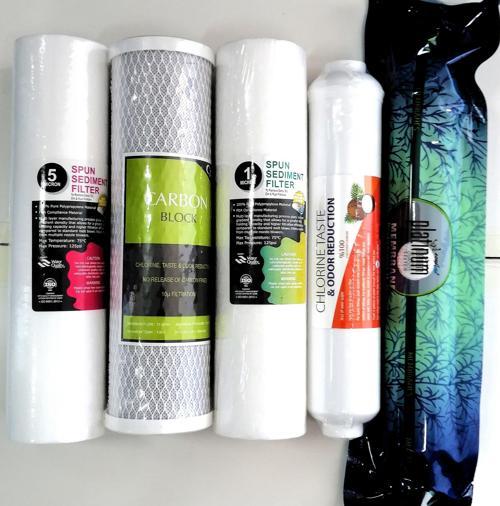 Su Arıtma Filtre Seti 5 Li Çift Spun 80 Gpd Platınum Membran