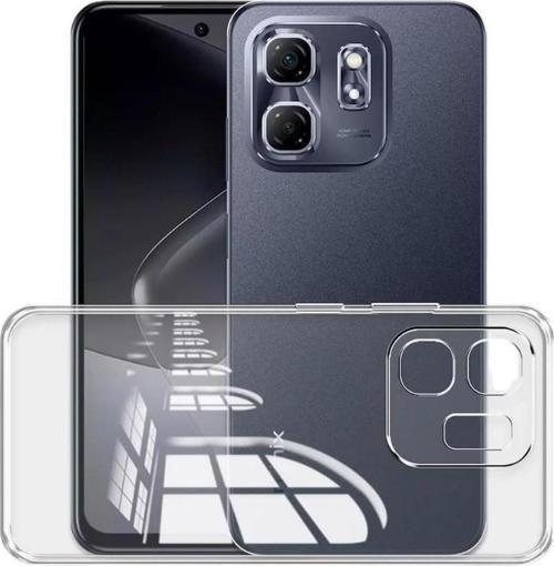 Infinix Smart 9 Kılıf Kamera Korumalı Silikon Şeffaf Kapak