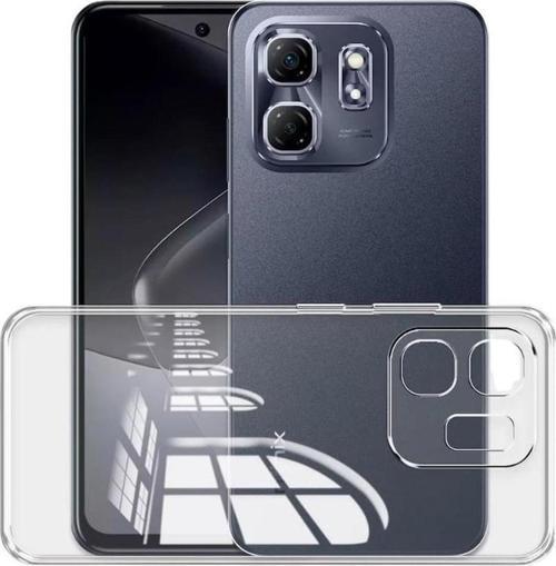 Infinix Hot 50i Kılıf Silikon Şeffaf Kapak