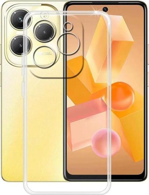 Infinix Hot 40 Kılıf Silikon Şeffaf Kapak