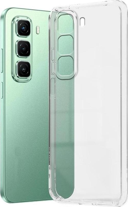 Infinix Hot 50 Pro Kılıf Silikon Şeffaf Kapak