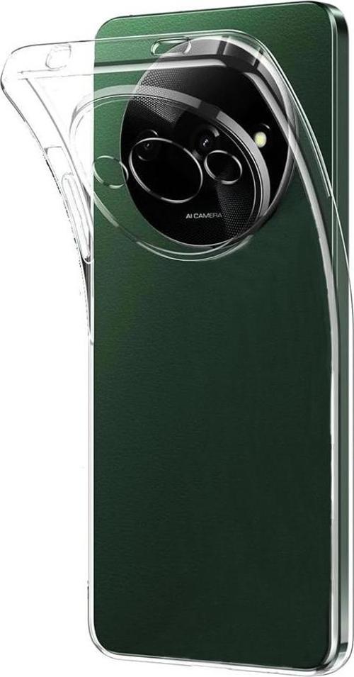Xiaomi Redmi A3 / Poco C61 Kılıf Silikon Şeffaf Arka Kapak