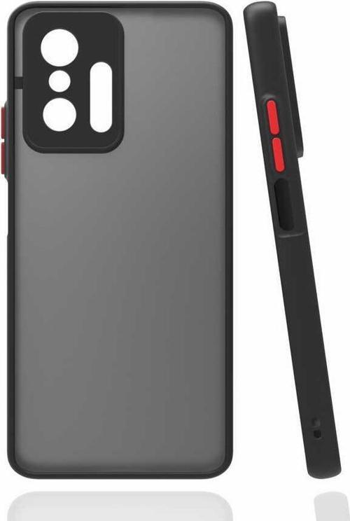 Xiaomi Mi 11T Pro Uyumlu Kamera Korumalı Darbeye Karşı Dayanıklı Arkası Mat Silikon Kılıf
