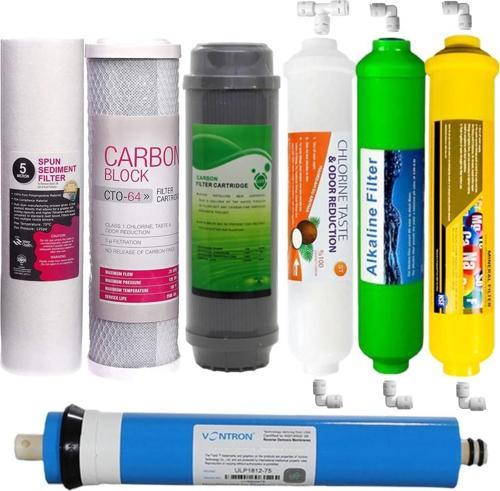 Su Arıtma Filtre Seti 7 Li Çift Karbon Vontron Mineral Alkali