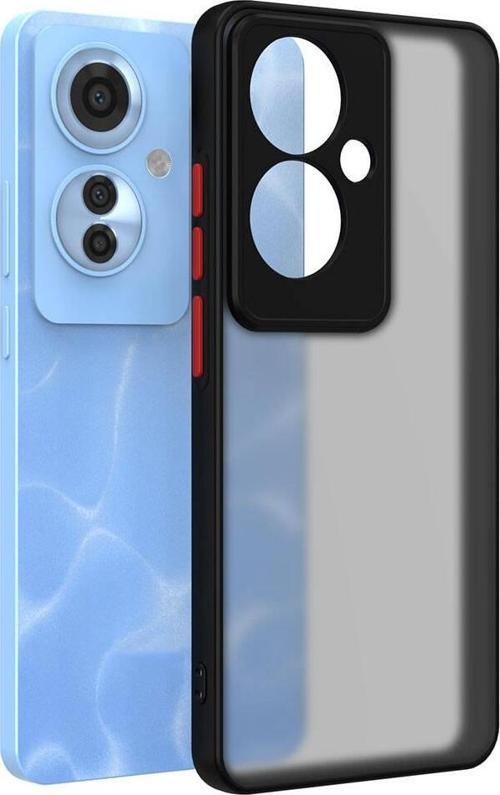 Oppo Reno 11F 5G Uyumlu Kamera Korumalı Darbeye Karşı Dayanıklı Arkası Mat Silikon Kılıf