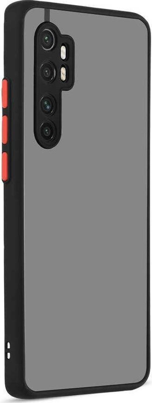 Xiaomi Mi Note 10 Lite Uyumlu Kamera Korumalı Darbeye Karşı Dayanıklı Arkası Mat Silikon Kılıf