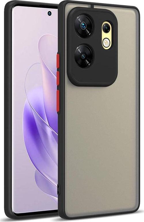 İnfinix Zero 30 4G Uyumlu Kamera Korumalı Darbeye Karşı Dayanıklı Arkası Mat Silikon Kılıf