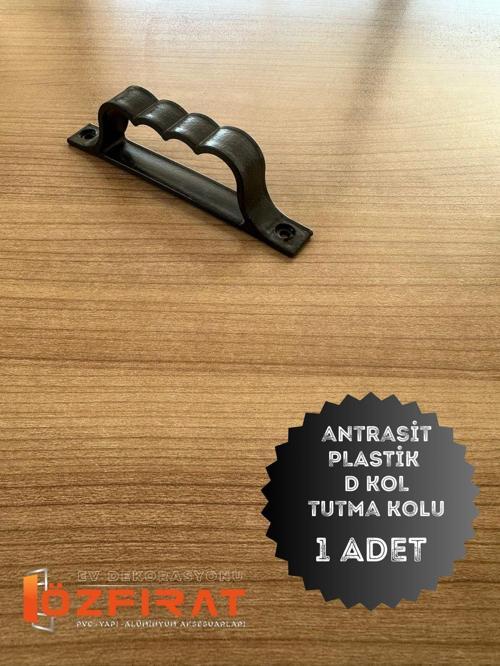 Pimapen Pvc Pencere Kapı Sineklik Kolu Antrasit Plastik D Tutamağı D Kol
