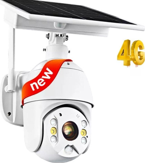 4G Solar Kamera Metal Kasa(Hafıza Kartı Dahildir) Beyaz