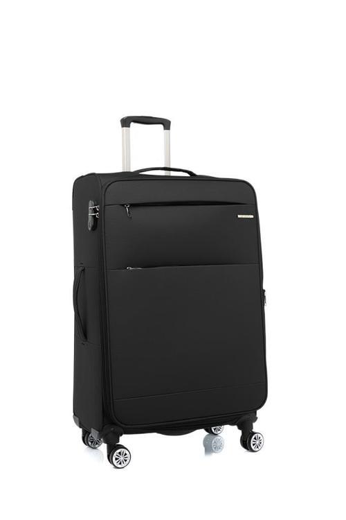 Büyük Boy Lüx Kumaş Valiz Antrasit 2082