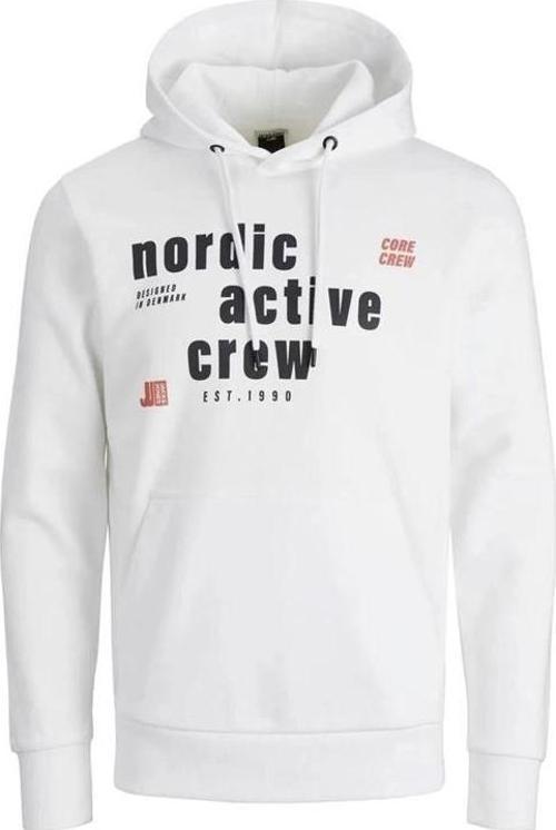 Baskılı Kapüşonlu Sweatshirt