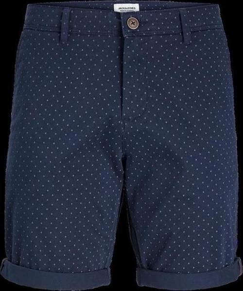 12261618 Puantiye Desenli Büyük Beden Kumaş Short