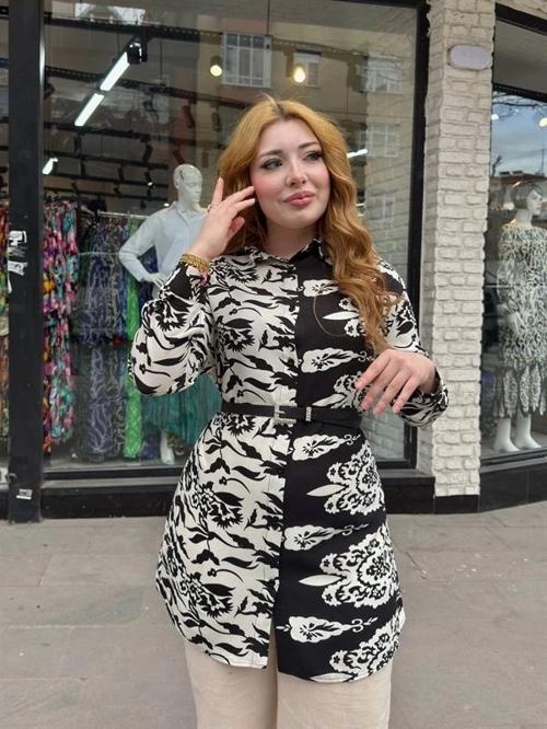 Desenli tunik gömlek