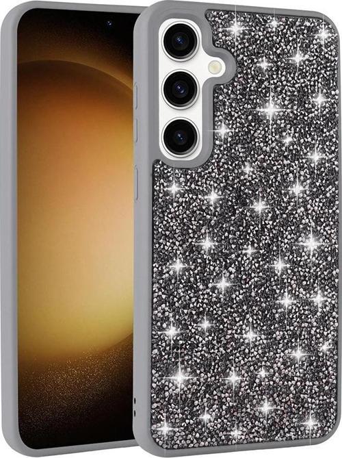 Galaxy S25 Kılıf Parlak Taşlı Tasarım Zore Pırlanta Kapak