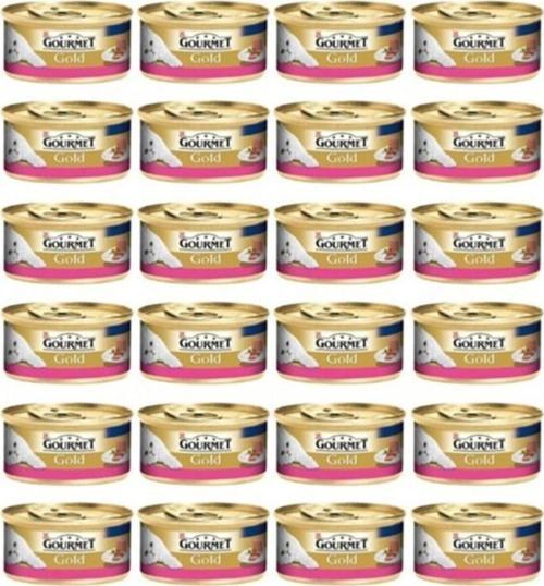 Gold Kıyılmış Sığır Etli Konserve Yetişkin Kedi Maması 24 X 85 G