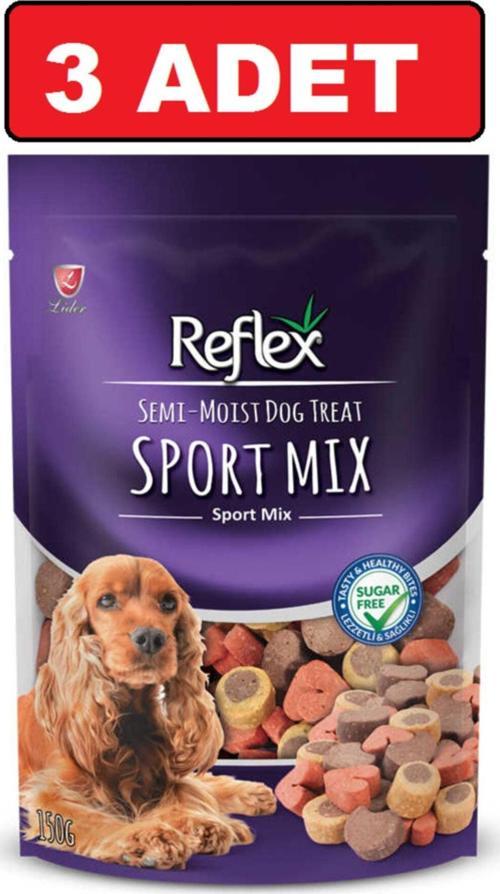 Köpek Ödül Maması Semı Moıst Sport Mix 3 Adet 150gr