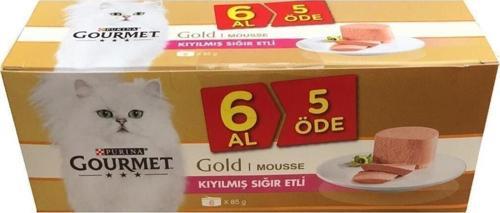 Gold Sığır Etli Kıyılmış Yetişkin Kedi Maması 85 Gr