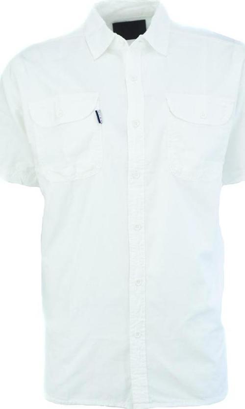 Erkek Yazlık Kot Gömlek Kısa Kollu Çift Cepli %100 Saf Pamuk Kumaş Rahat Kesim Tam Kalıp