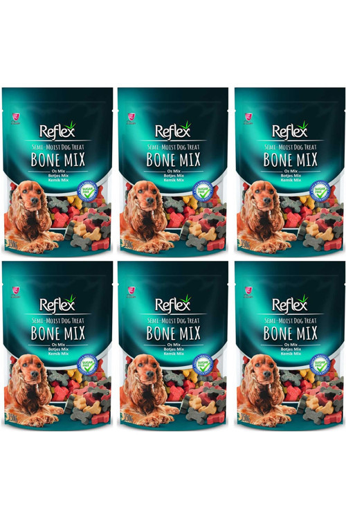 Yarı Yumuşak Kemik Mix Köpek Ödül Maması 150 Gr 6'LI SET
