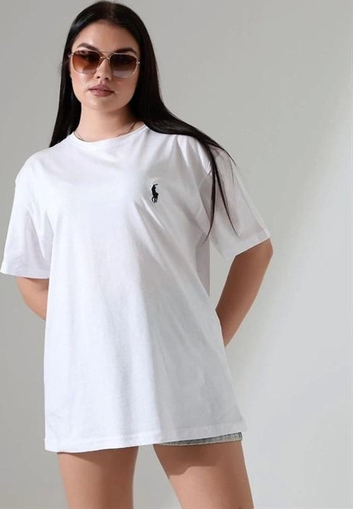 Pl nakış işlemeli Kadın T-Shirt