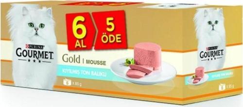 Gold Kıyılmış Ton Balıklı Kedi Yaş Maması 85 Gr X6