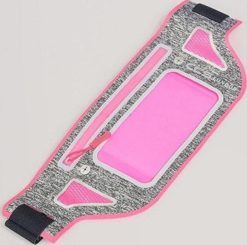 17713 Bel Çantası Polyester Sport Bel Çantası Pembe