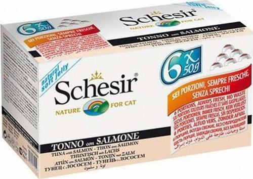 Multipack Ton Ve Somonlu Yetişkin Kedi Konservesi 6 Adet 50 gr