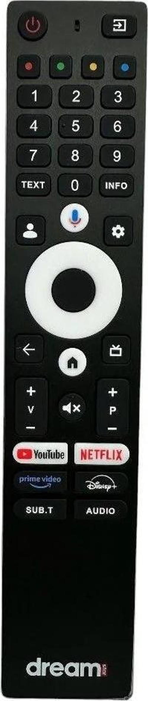 Dreamstar Android LED Tv Kumandası Orjinal Ses Komutsuz