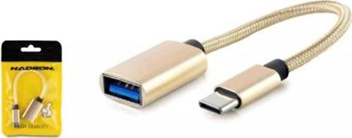 Hdx1001 Type-C To Usb F Kablo Gold