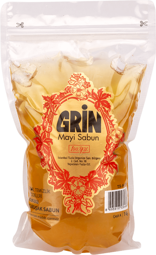 1 KG Jel Arap Sabunu | Grin Ayçiçek Yağlı Kokulu Jel Sabun | Deterjan Alternatifi Yüzey Temizleyici