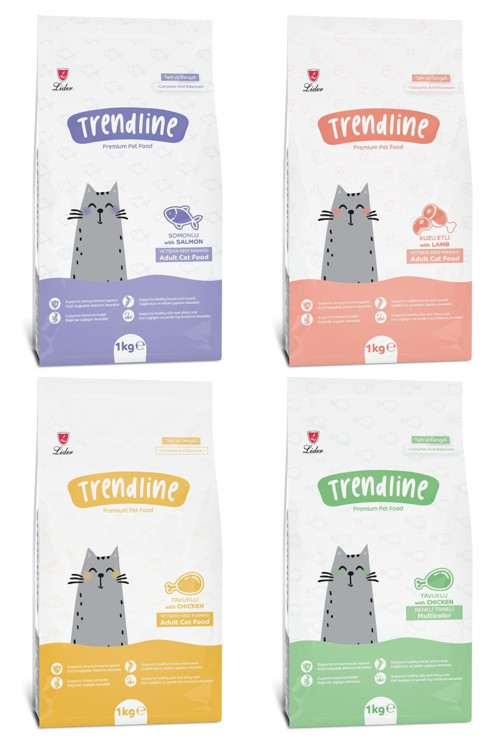 Karışık Kedi Maması 1 kg x 4 Adet