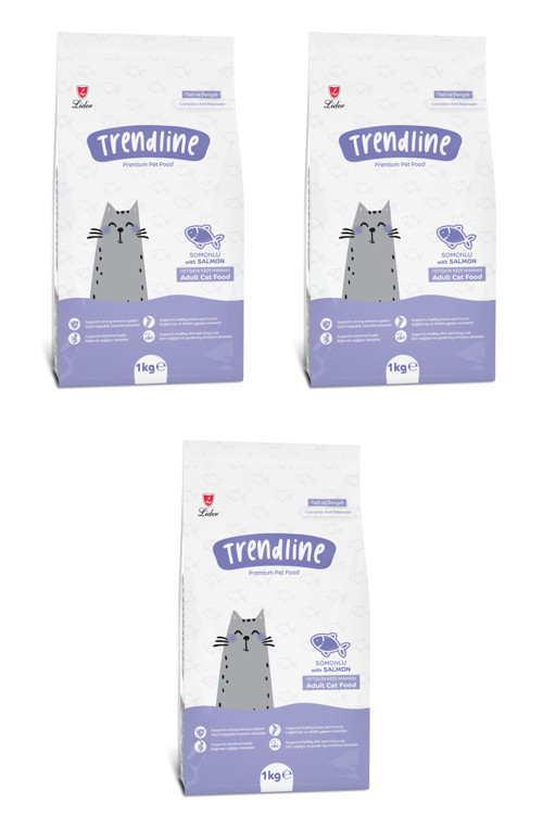 Somunlu Yetişkin Kedi Maması 1 Kg x 3 Adet