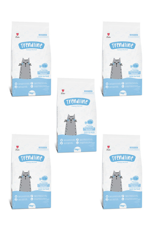Sterilised Tavuklu Kısır Kedi Maması - 1 kg x 5 Adet