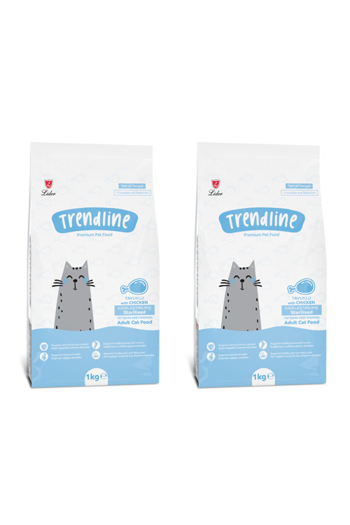 Sterilised Tavuklu Kısır Kedi Maması 1 kg 2'li Set