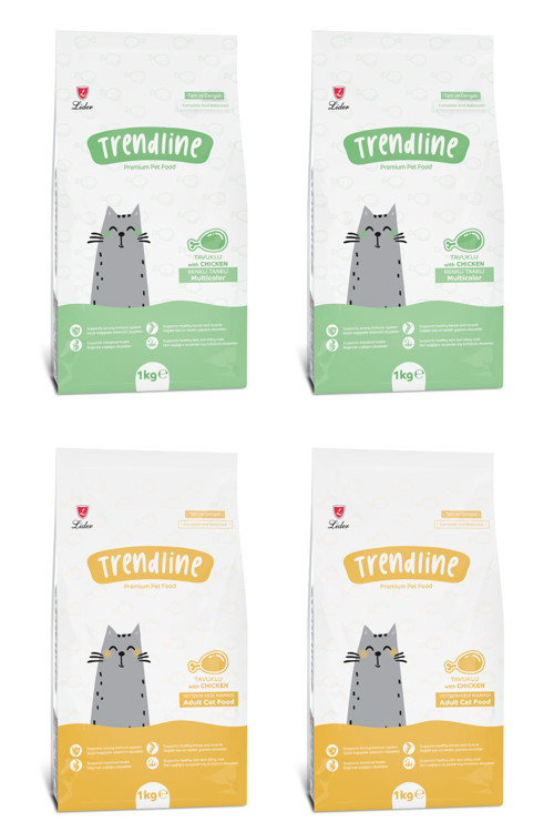 Tavuk Etli-gurme Kedi Maması 1 kg X 4 Adet