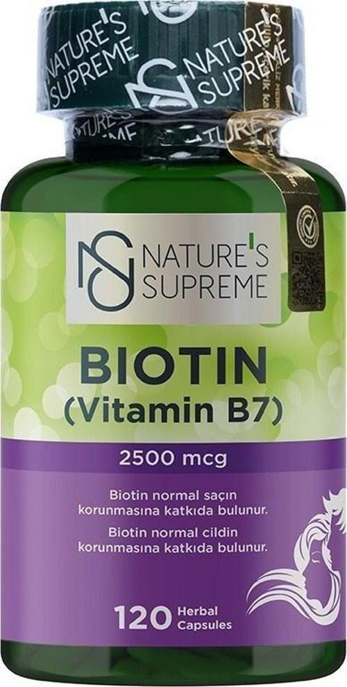 's Supreme Biotin 2500 Mcg 120 Kapsül